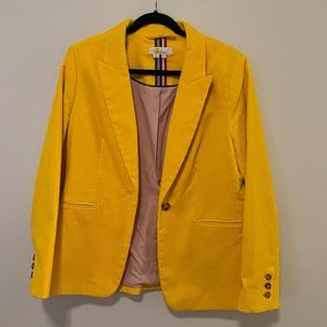 Boden yellow corduroy blazer in 10 R